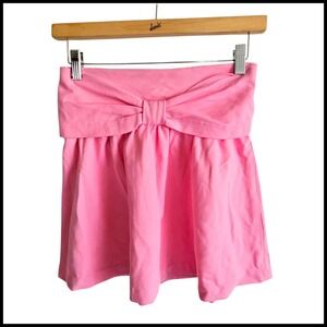 Kate Spade Pink Bow Skirt the‎ Rules Flared Mini Skirt Party Cute L